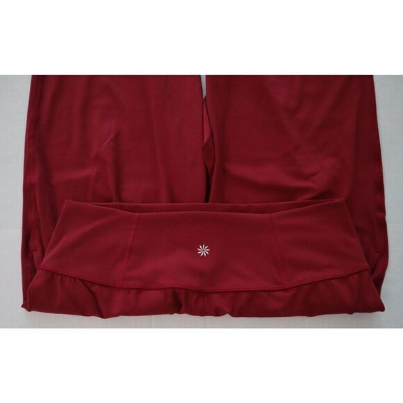 Athleta 533562-03 Women's Sz Medium Burgundy Semi-Fitted Elation Pants - Picture 6 of 9